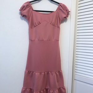 New midi old rose dress xs-s